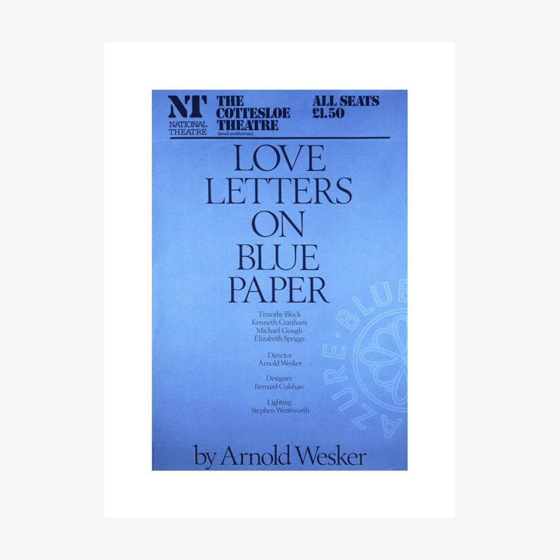 Love Letters on Blue Paper 1978 Print