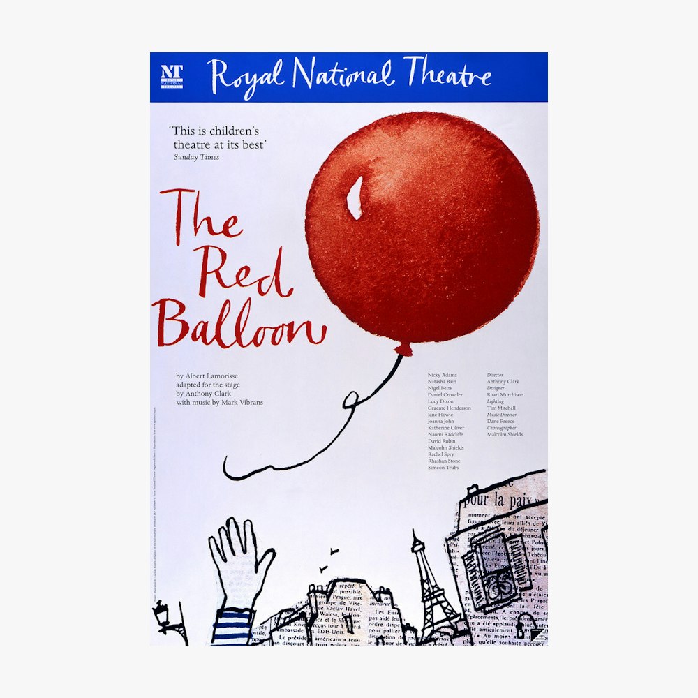 The Red Balloon 1996 Print