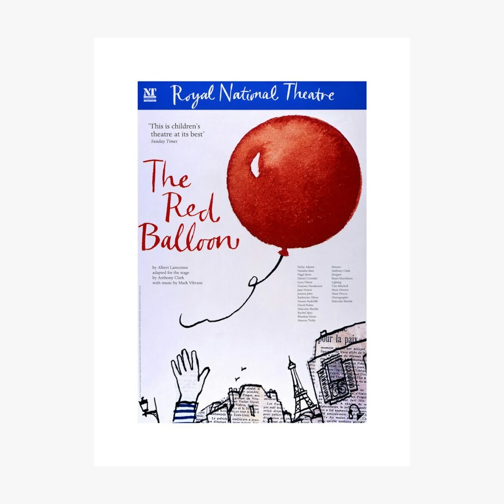 The Red Balloon 1996 Print