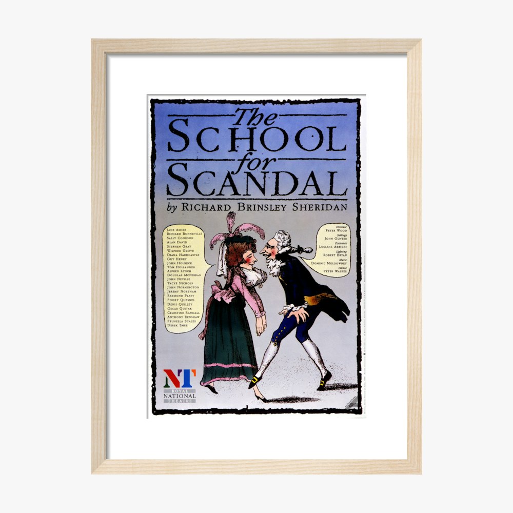 The School for Scandal 1972 Print