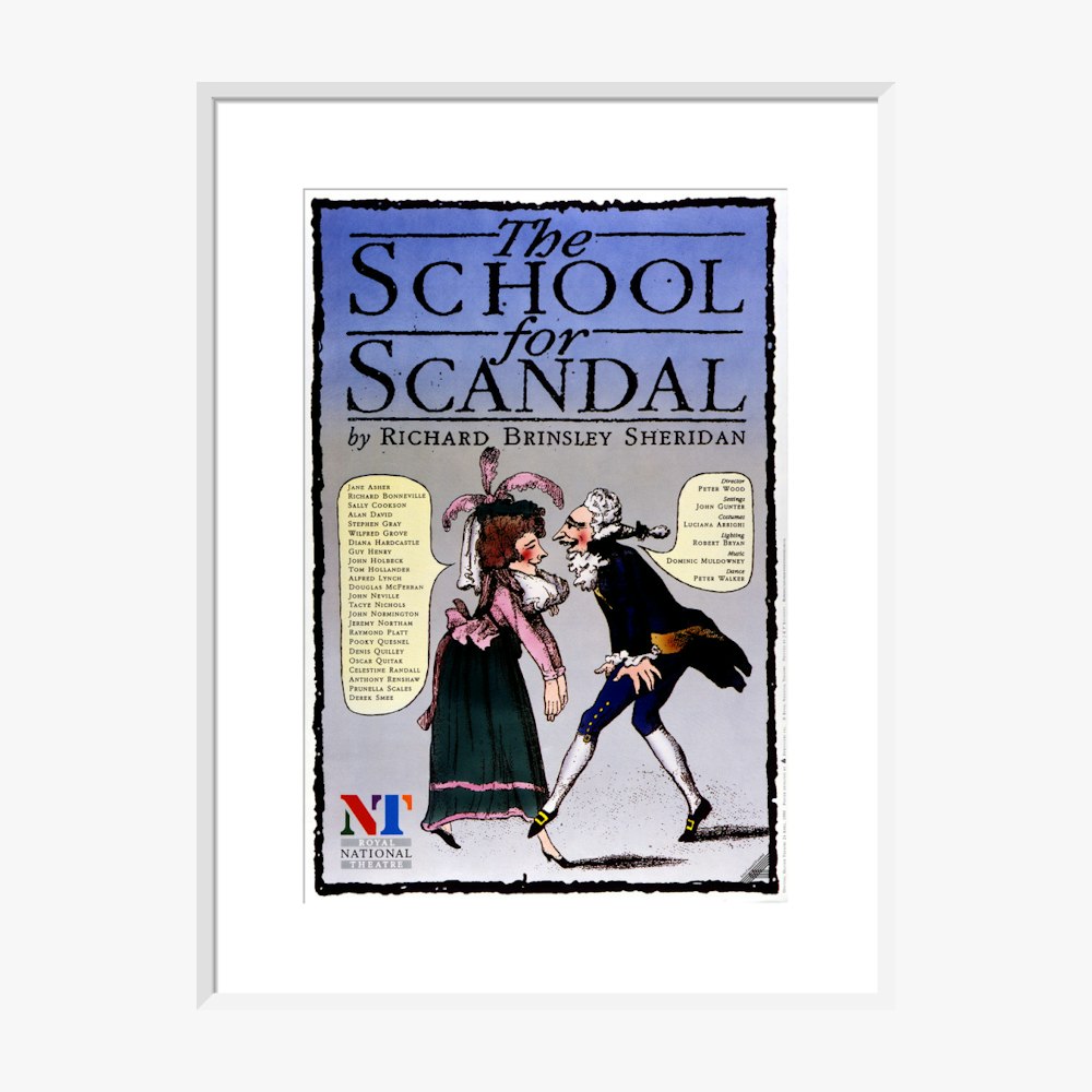 The School for Scandal 1990 Print – National Theatre Shop