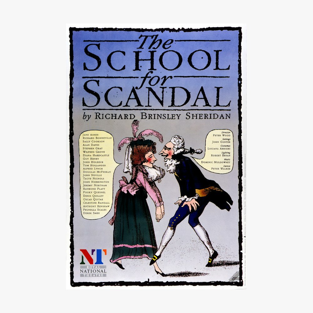 The School for Scandal 1972 Print