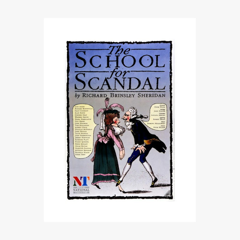 The School for Scandal 1972 Print