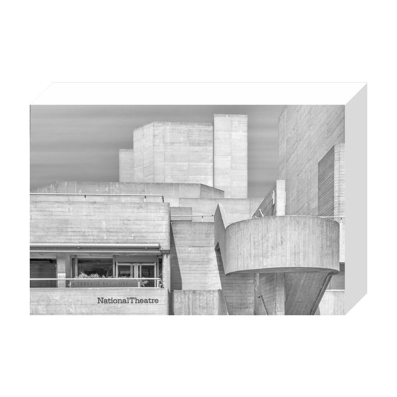 National Theatre Greyscale Print