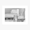 National Theatre Greyscale Print