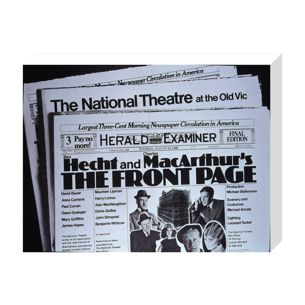 Front Page 1972 Print