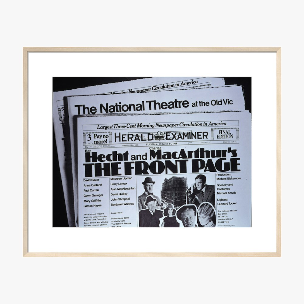Front Page 1972 Print