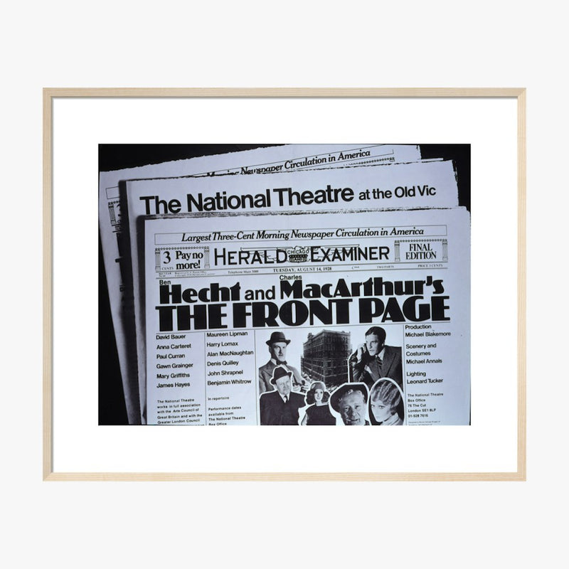 Front Page 1972 Print