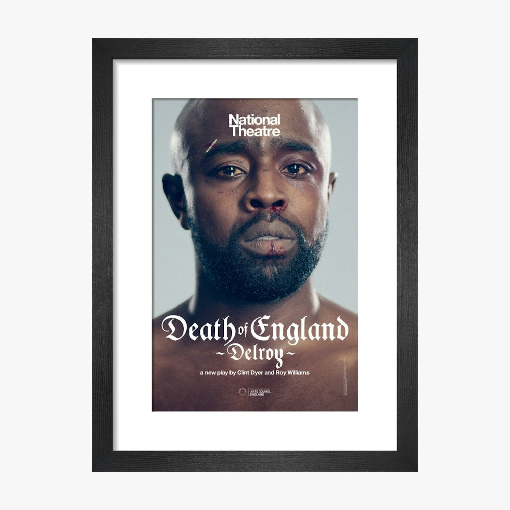 Death of England: Delroy (art print, small, black)