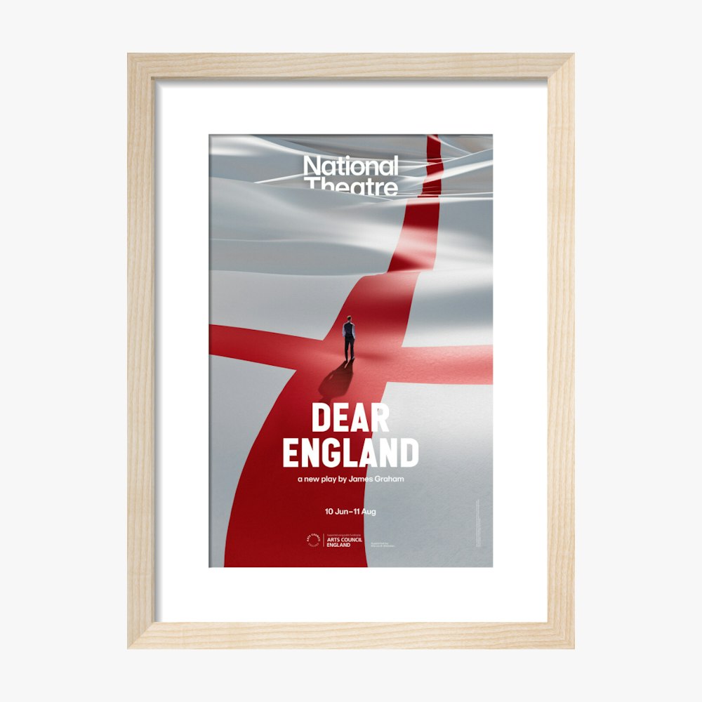 Dear England (art print, small, natural)