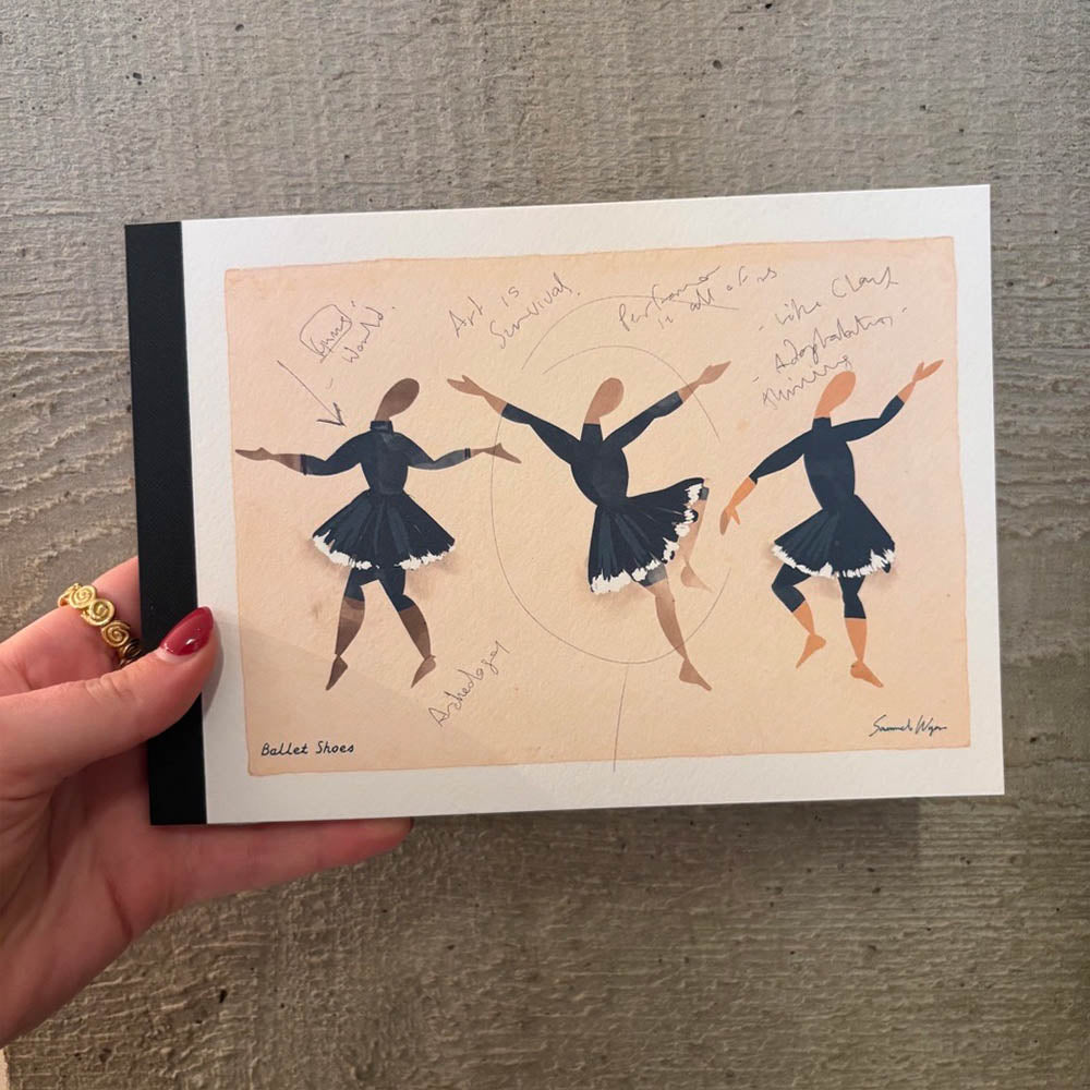 Ballet Shoes Sketchpad A5