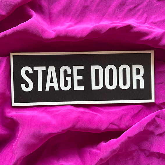 Stage Box Sign Stage Door Wooden Sign Theatre Gift – National Theatre Shop