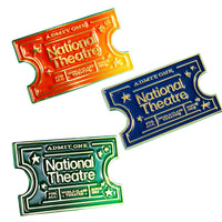 National Theatre Ticket Stub Badge