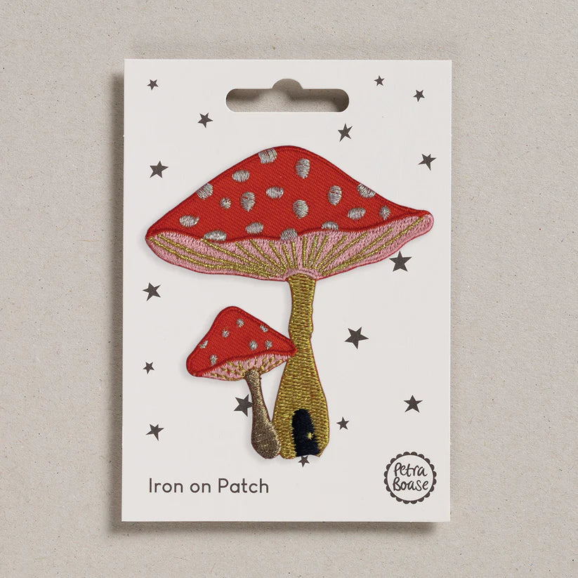 Toadstools Iron on Patch