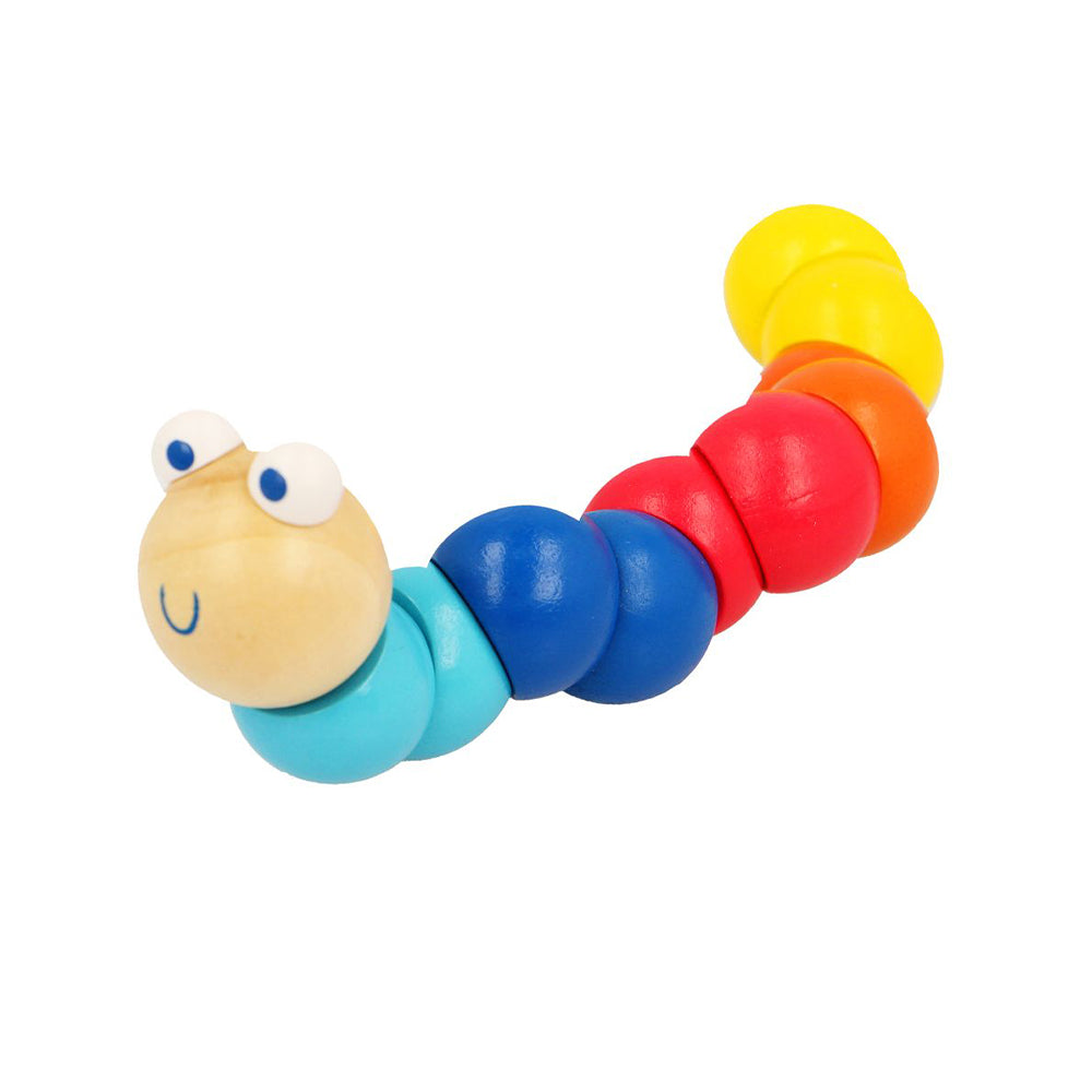 Woody the Worm Wooden Sensory Toy