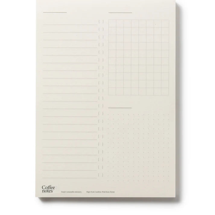 Coffeenotes x National Theatre Organiser Pad A5 - Yellow