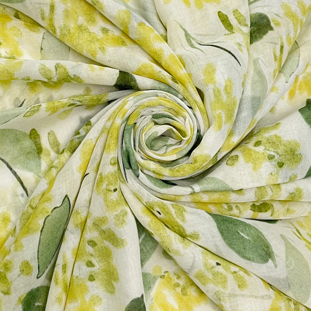 Spring Floral Print Scarf