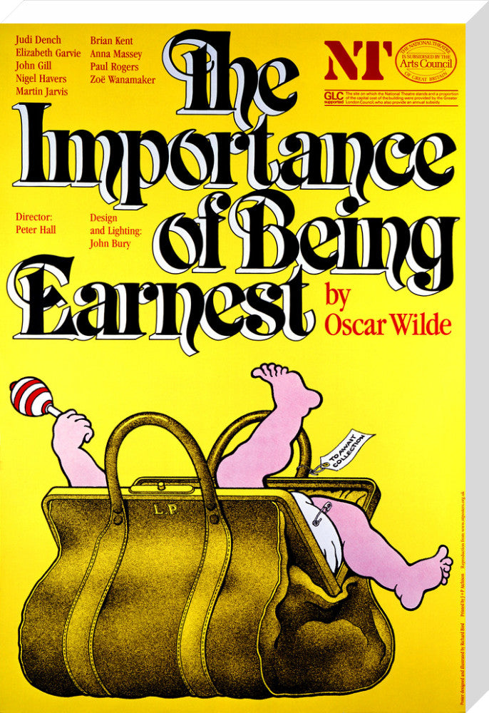 The Importance of Being Earnest 1982 Print