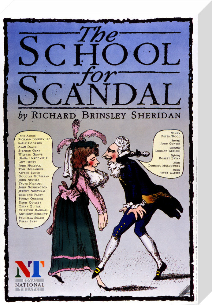 The School for Scandal Custom Print
