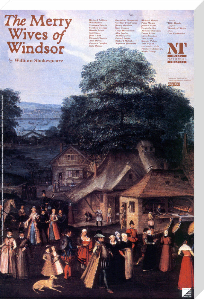 National　Windsor　–　Wives　of　The　Shop　Print　Merry　Custom　Theatre