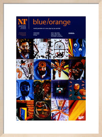 Blue/Orange Print