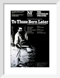 To Those Born Later Print