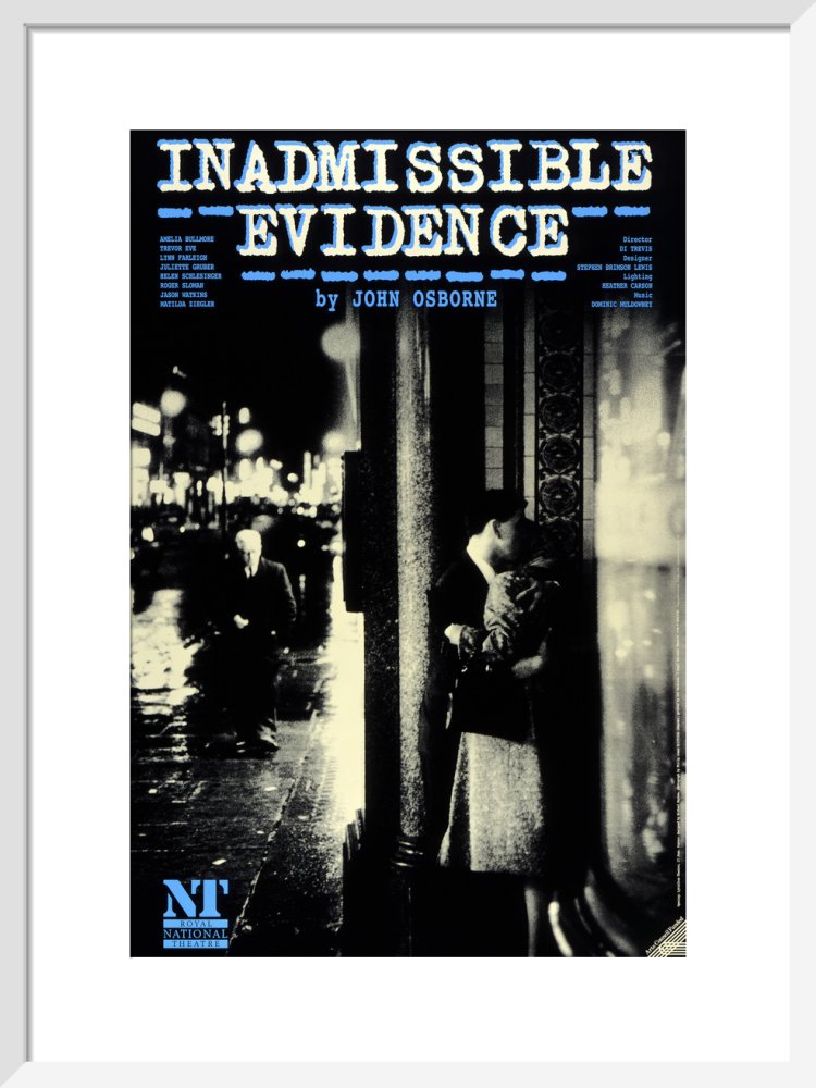 Inadmissible Evidence Custom Print