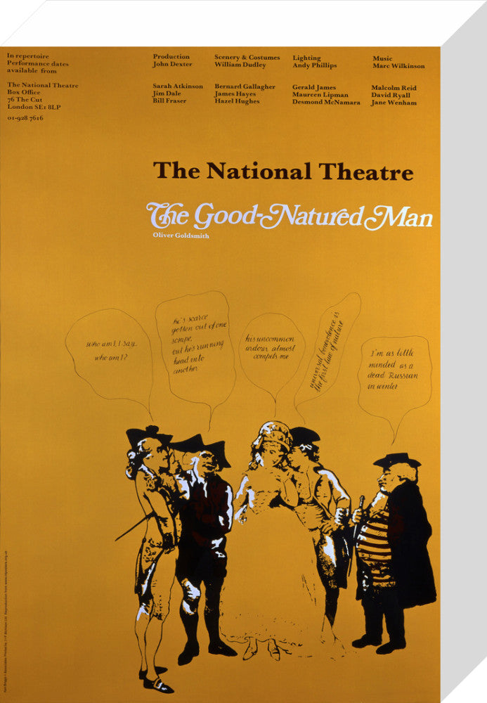 The Good-Natur'd Man Custom Print