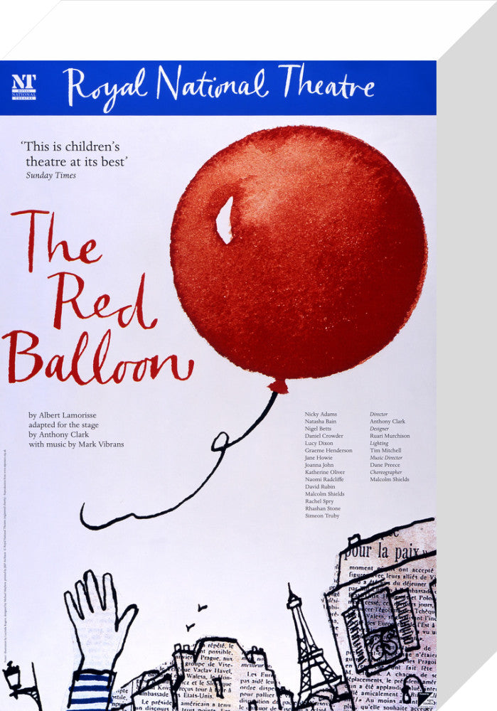 The Red Balloon Custom Print