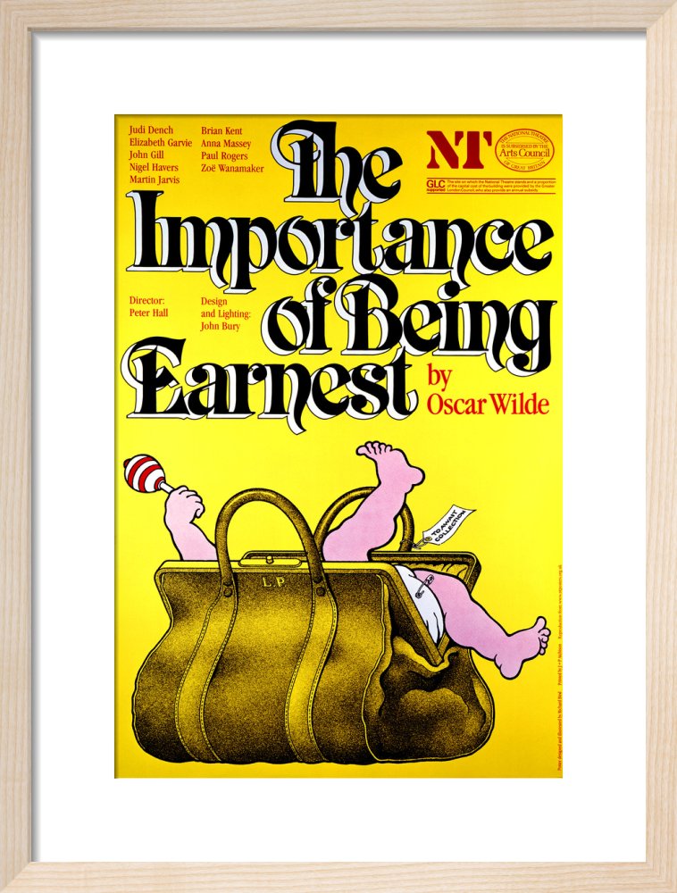 The Importance of Being Earnest 1982 Print