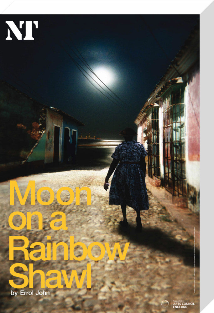 Moon on a Rainbow Shawl Print