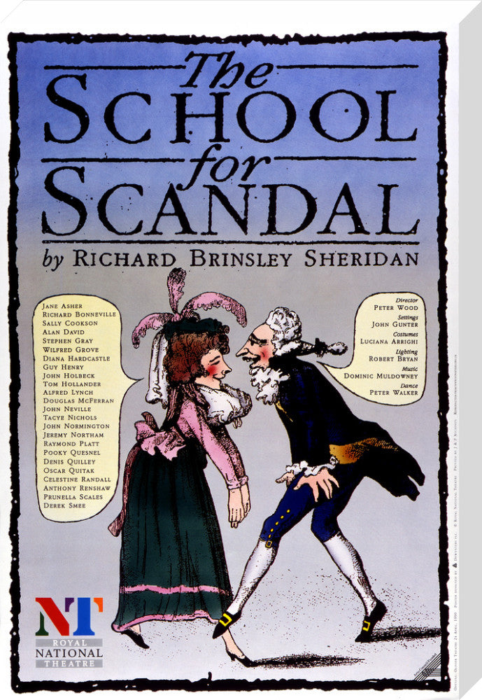 The School for Scandal 1972 Print