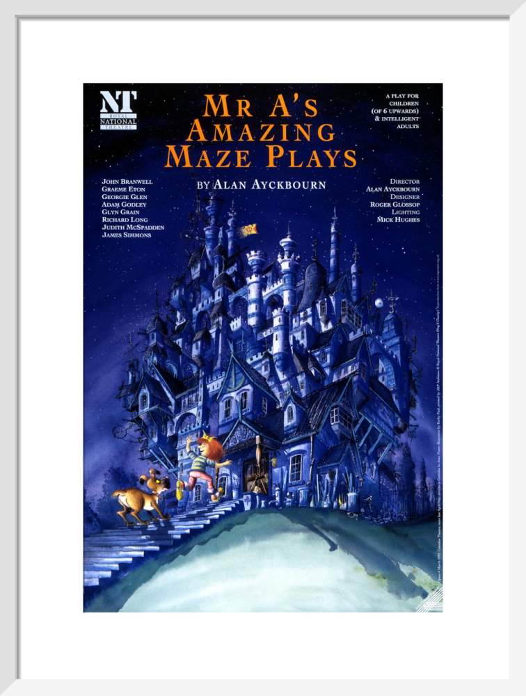 Mr A's Amazing Maze Plays Custom Print