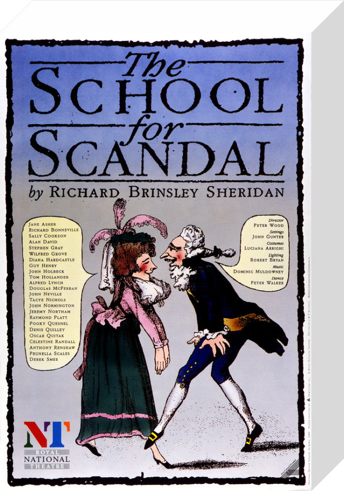 The School for Scandal 1972 Print