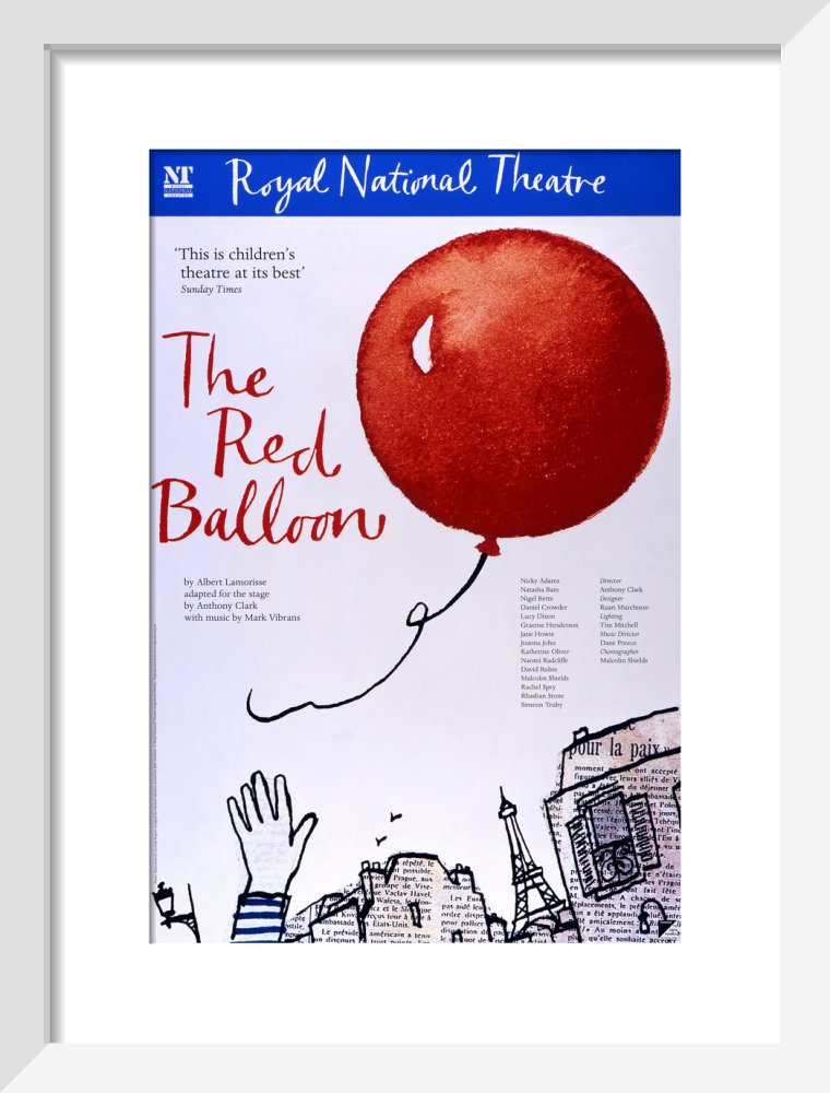 The Red Balloon Custom Print
