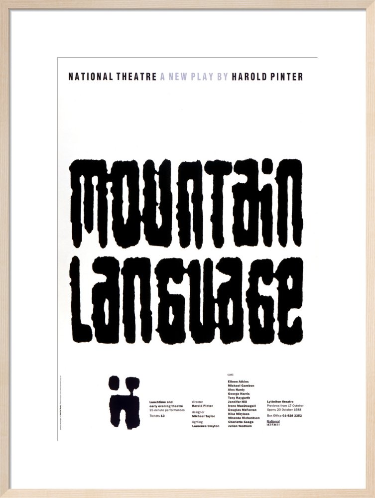 Mountain Language Custom Print