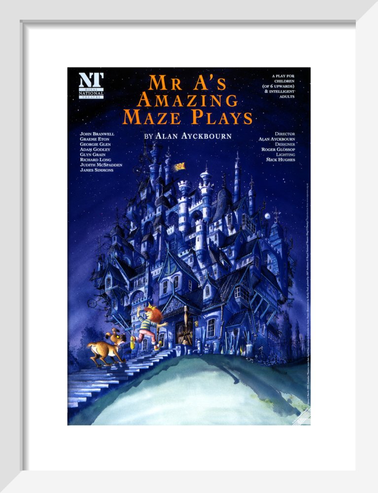 Mr A's Amazing Maze Plays Custom Print