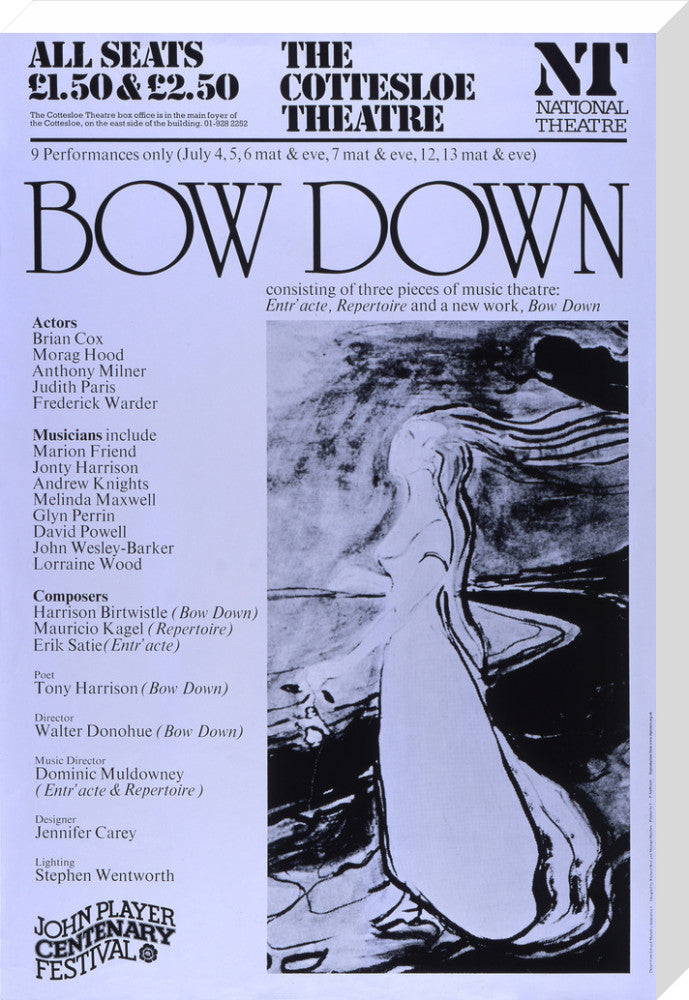 Bow Down 1977 Print