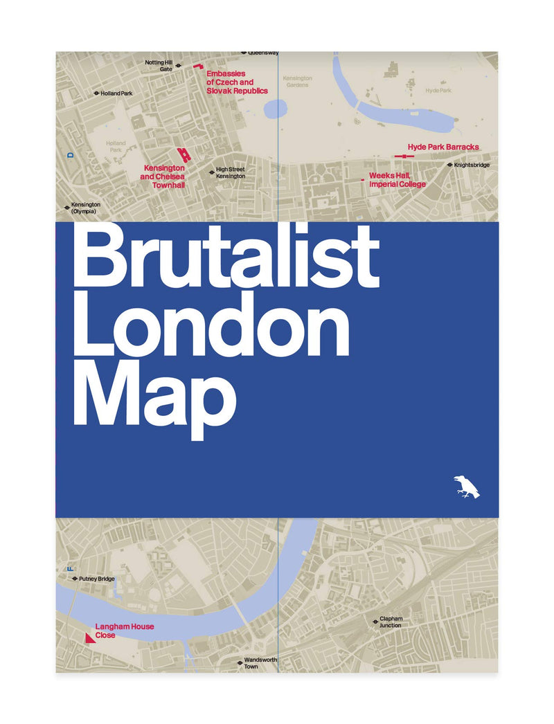 Brutalist London Map - 2nd edition