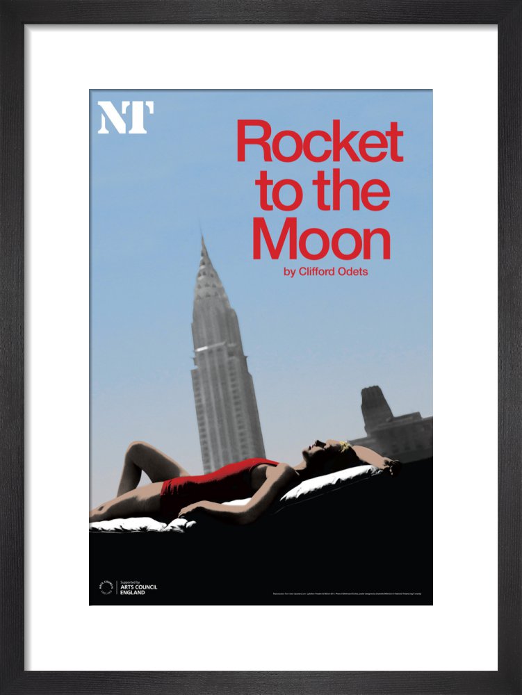 Rocket to the Moon Print