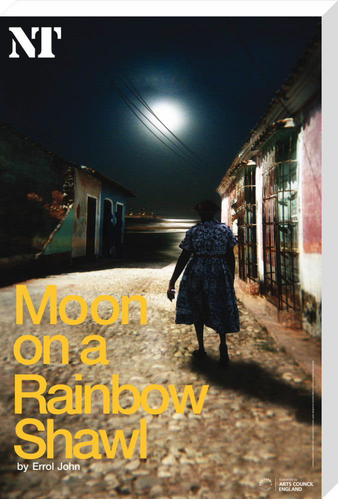 Moon on a Rainbow Shawl Print