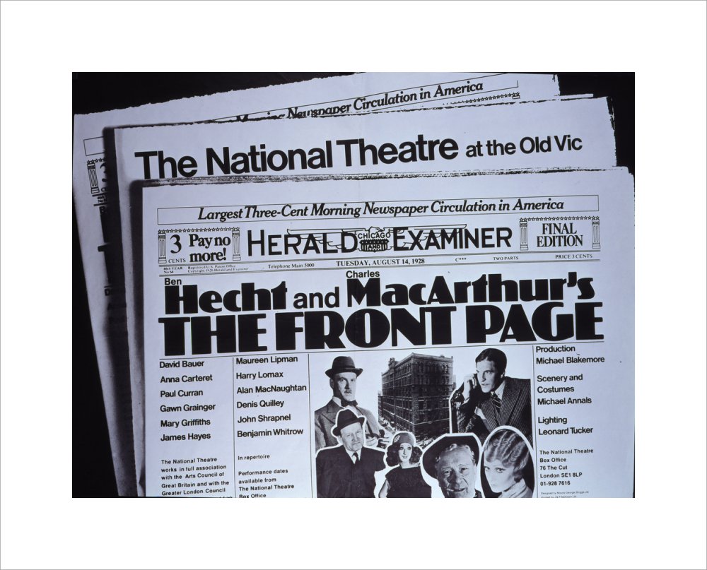 Front Page 1972 Print