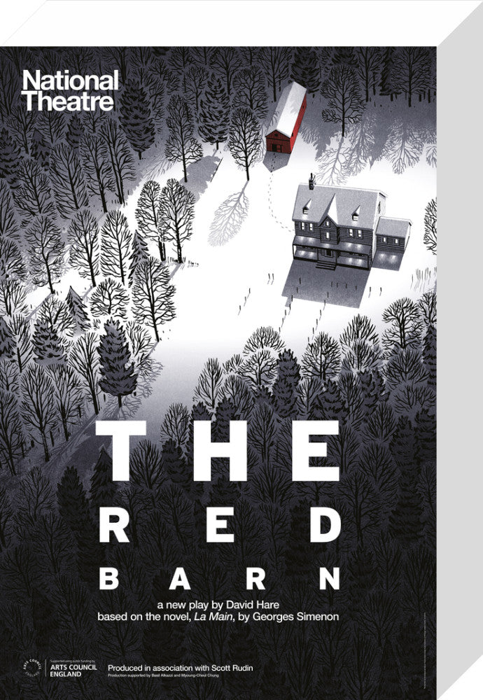 The Red Barn Print