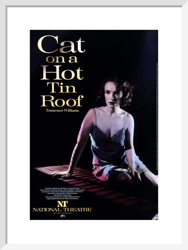 Cat on a Hot Tin Roof 1988 Print