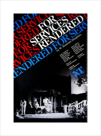 For Services Rendered 1979 Print