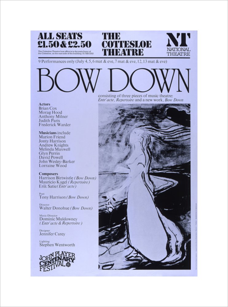 Bow Down 1977 Print