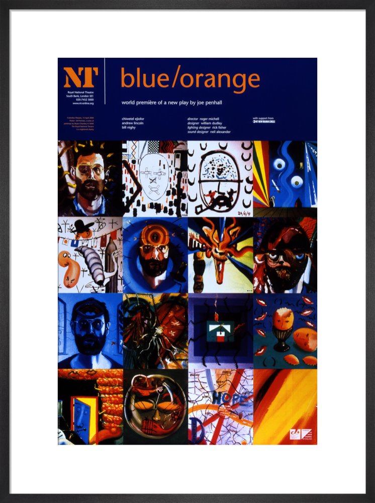 Blue/Orange Custom Print