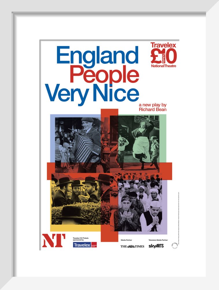 England People Very Nice Print